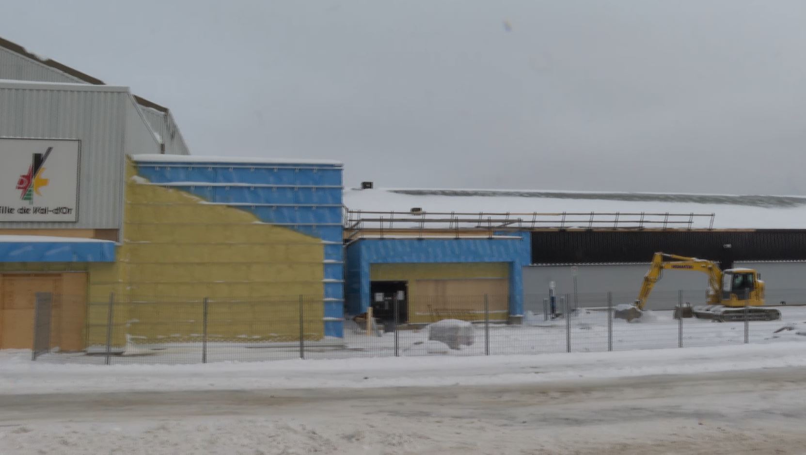 Les travaux de l'aréna Kiwanis progressent bien TVA AbitibiTemiscamingue