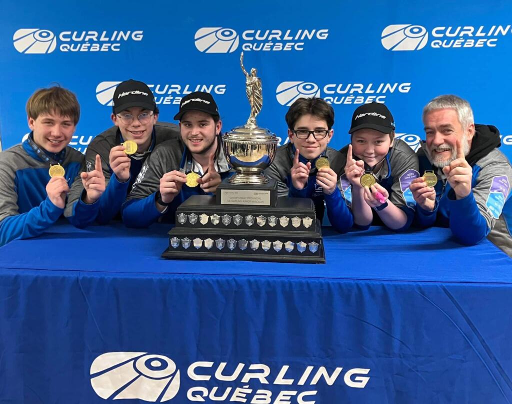 Le club de curling Noranda est champion du Québec chez les U21