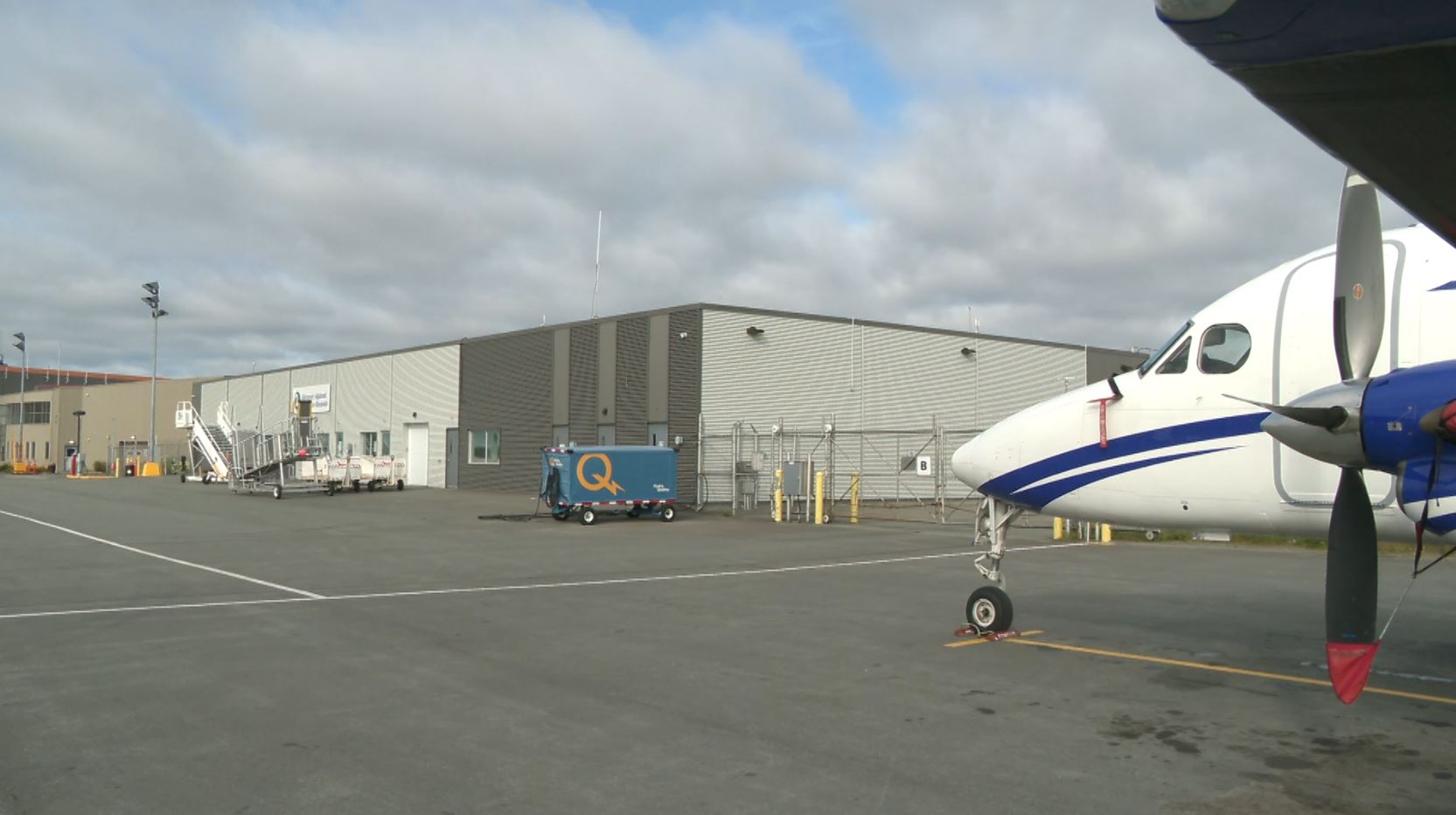 RouynNoranda va démanteler l'aérogare temporaire TVA Abitibi