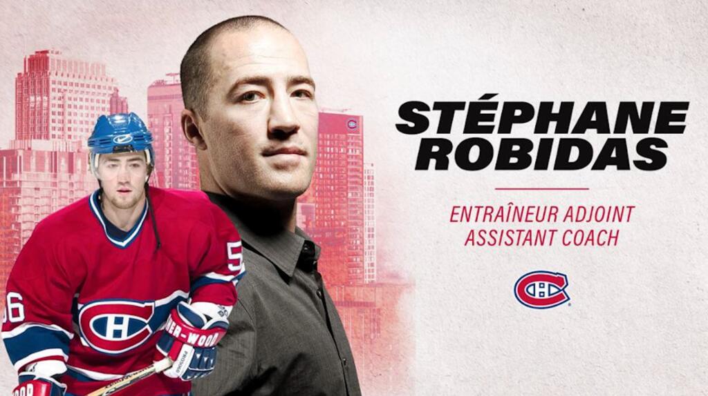 Stéphane Robidas devient entraîneur adjoint du Canadien de Montréal