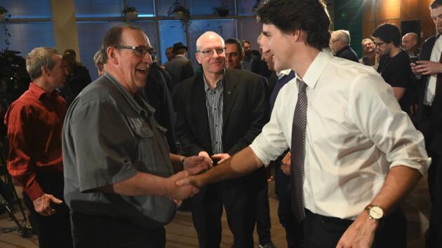 Les leaders de l'Union des producteurs agricoles rencontrent Justin Trudeau