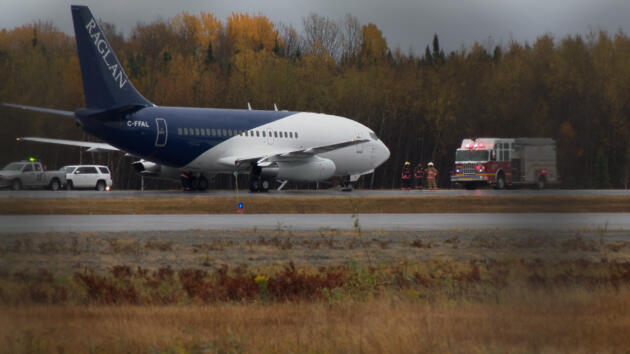 Atterrissage forcé d'un avion à l'aéroport régional de Val-d'Or
