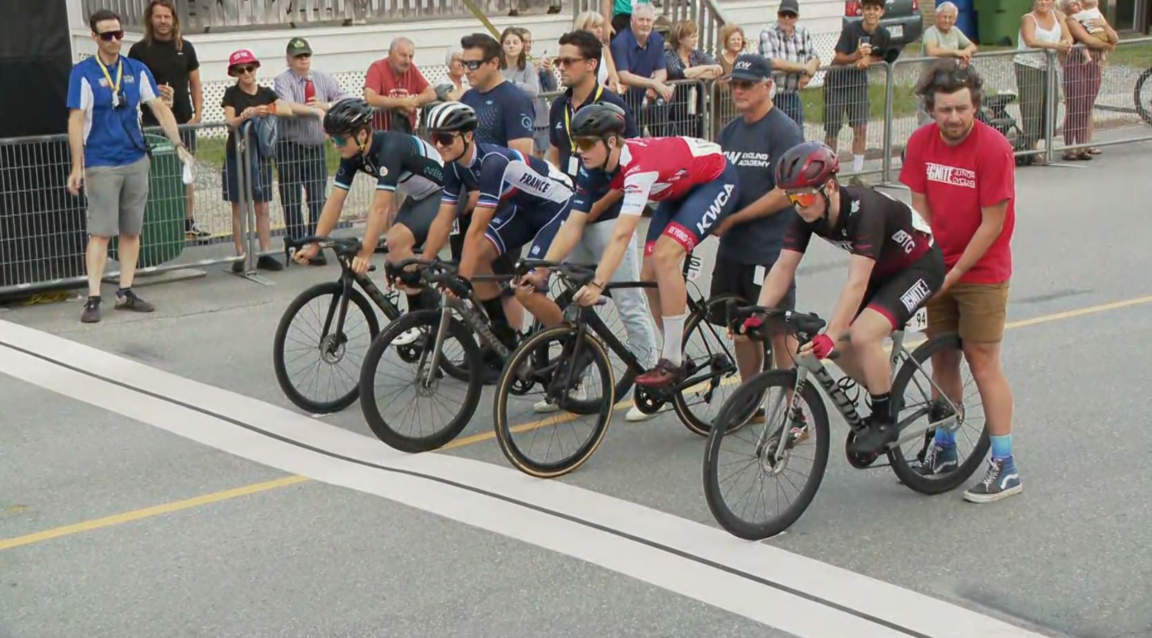 Tour de l'Abitibi Amos, Bernard Deshaies et la famille Deshaies au