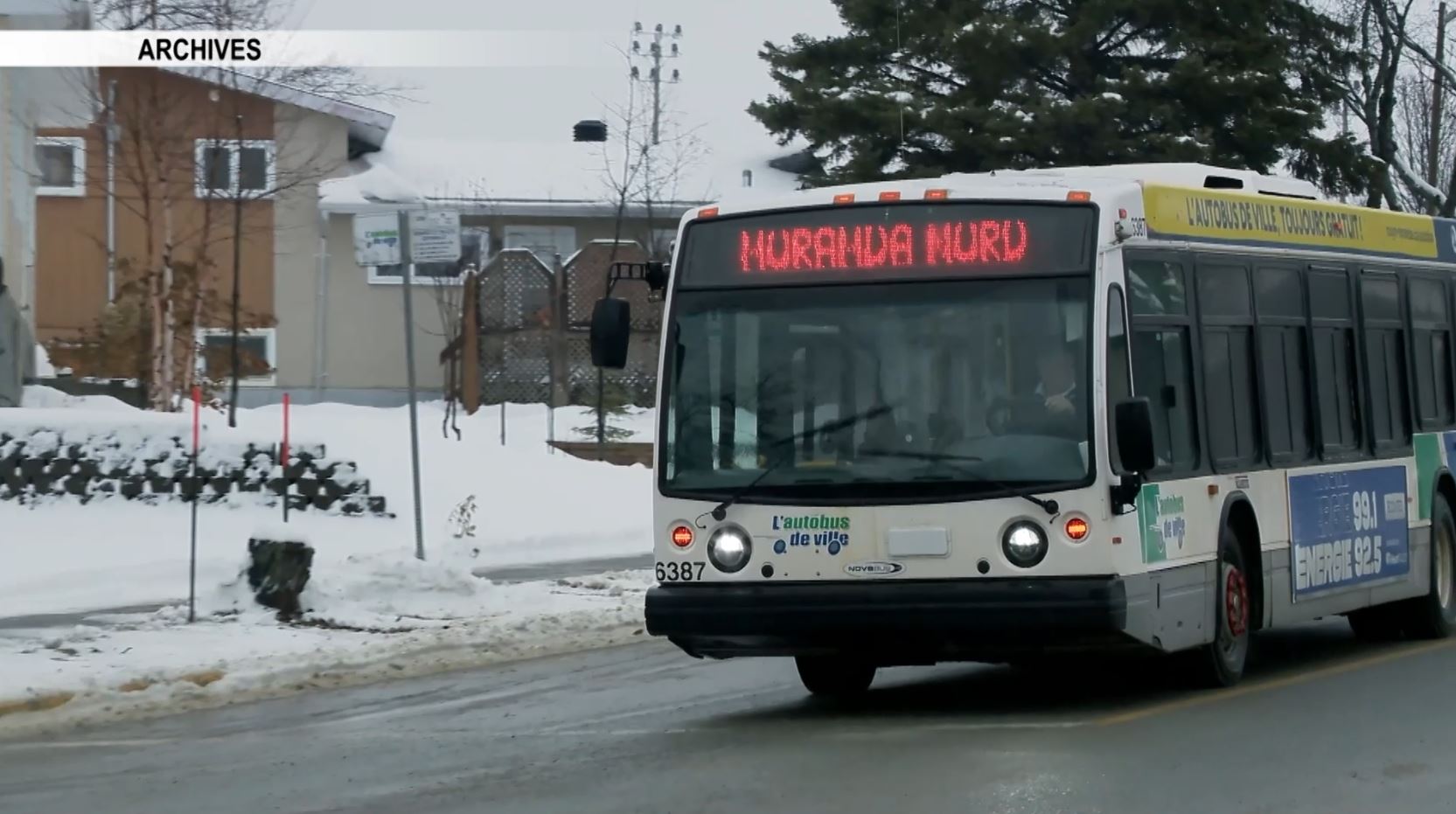 RouynNoranda L'autobus gratuit prolongé jusqu'au 31 décembre 2024